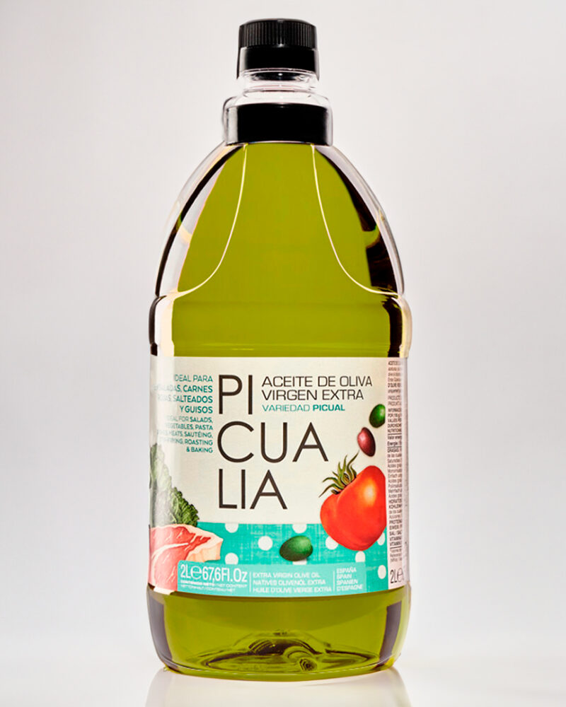 Aceite Oliva Picualia Familiar Picual 2L - Productos Puro Aove